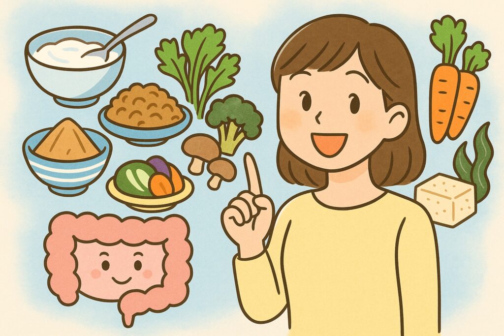 健康的な食事と腸の重要性